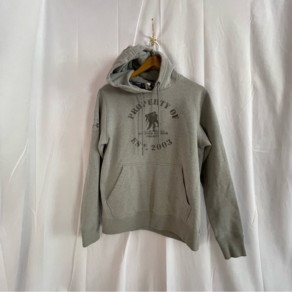 Gray Wounded Warrior Under Armour Hoodie Small - Picture 1 of 5
